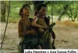  ?? Luka Haggège y Asia Suissa-Fuller. ??