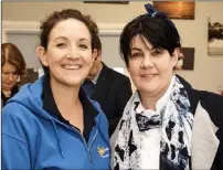  ??  ?? Niamh Brennan from Teach Spraoi Community Childcare, Taghmon, and Sinéad Breen from Taghmon Integrated Local Developmen­t Team.