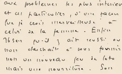  ??  ?? Écriture manuscrite de Saint-Exupéry.