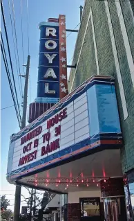  ?? (Special to the Democrat-Gazette/Marcia Schnedler) ?? The Royal Theater in Benton is hosting its fourth annual Royal Haunted House.