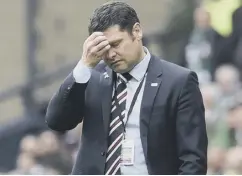  ??  ?? 0 Graeme Murty: Rangers boss finds himself in a difficult position.