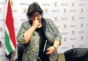 ?? / ESA ALEXANDER ?? Minister Lynne Brown and the Eskom board are expected to appear before parliament tomorrow.