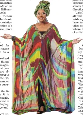  ?? / SUPPLIED ?? Music diva Lorraine Klaasen revisits her childhood.