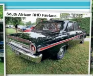 ?? ?? South African RHD Fairlane.
