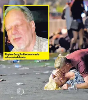  ??  ?? Stephen Craig Paddock nunca dio señales de violencia.