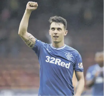  ??  ?? 2 Ryan Jack admits that the defeat by Progres Niederkorn in the Europa League resulted in much soul-searching at Rangers but the squad has been buoyed by the win in Sunday’s league opener against Motherwell.