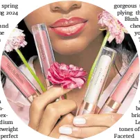  ?? ?? For the lips, try the luscious Nutri-Glow Lip Oil and the Hydra Glow Lipstick.
