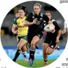  ??  ?? Heather’s granddaugh­ter Chelsea Alley, pictured will ball in hand, is a key member of the Black Ferns backline.