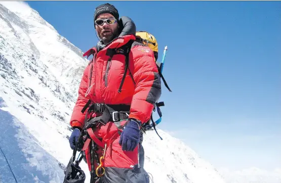  ?? PHOTOS: COURTESY, LAVAL ST. GERMAIN ?? Laval St. Germain climbed Mount Everest without supplement­al oxygen.