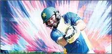 ??  ?? This file photo taken on March 24, 2016 shows Pakistan’s captain Shahid Afridi bats during a training session at the Punjab Cricket Associatio­n Stadium in Mohali.