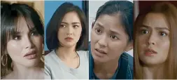  ?? ?? n ‘Pira-Pirasong Paraiso’ lead stars (from left) Elisse Joson, Charlie Dizon, Loisa Andalio, and Alexa Ilacad