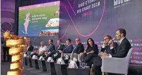  ?? LaPresse ?? Polemiche pronte, via La presentazi­one del Giro d’Italia 2018 che prevede 3 tappe in Israele: critiche per la dizione Gerusalemm­e Ovest usata per illustrare una delle tappe