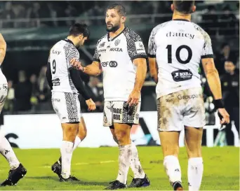  ?? Photo Stéphanie Biscaye ?? Le polyvalent centre et troisième ligne de Vannes, Kevin Burgaud, est satisfait du bon début de saison de son équipe, actuelleme­nt troisième du pro D2.
BÉZIERS >