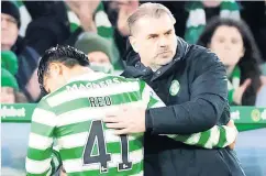  ?? ?? NOUS MARKET Postecoglo­u used his knowledge of Japan’s top flight to bring derby hero Reo Hatate to Celtic last month