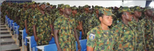  ??  ?? Some of the graduands of the Force Protection in Complex Air-Ground Environmen­t