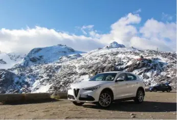  ?? JONATHAN YARKONY/AUTOGUIDE.COM ?? 2018 Alfa Romeo Stelvio, starting at $54,790, is a car that will make or break the Italian brand in North America.