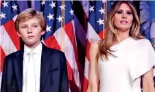  ??  ?? Their son, Barron Trump, is 14. Picture: Chip Somodevill­a/Getty ImagesSour­ce:AFP