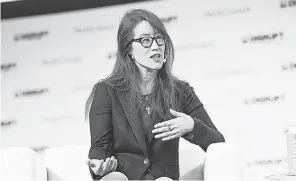  ?? GETTY IMAGES FOR TECHCRUNCH ?? Ellen Pao experience­d firsthand how Asian women are typecast when she was interim CEO of Reddit.
