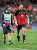  ?? PHOTOSPORT ?? Crusaders prop Joe Moody could miss the rest of Super Rugby with a knee injury.