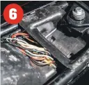  ??  ?? Plastic tray covers underseat wiring and is a ‘must’ for purists. “I’ve seen them for £200,” says Daryll