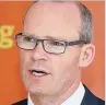  ??  ?? DEFIANT Simon Coveney