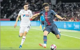  ?? FOTO: EFE ?? Adrien Rabiot (23 años) ha sido titular en los dos primeros partidos oficiales del PSG