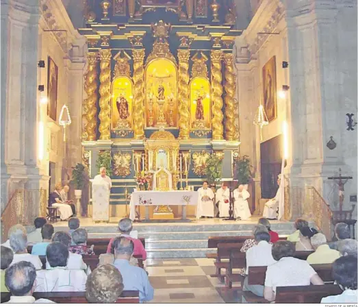  ?? DIARIO DE ALMERÍA ?? Retablo Mayor de Las Claras.