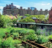  ??  ?? La High Line La trasformaz­ione della ferrovia di New York