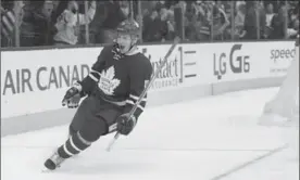  ?? RICK MADONIK, TORONTO STAR ?? Toronto Maple Leaf centre, and children’s author, Zach Hyman celebrates a goal against the Florida Panthers on March 28.