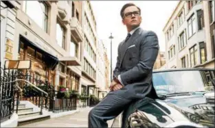  ?? TWENTIETH CENTURY FOX ?? Taron Egerton is back in “Kingsman: The Golden Circle.”