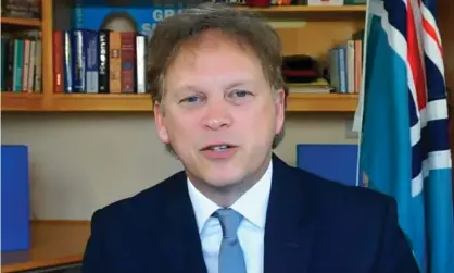  ??  ?? Grant Shapps speaking on ITV’s Good Morning Britain after the government confirmed that from 17 May countries will be placed in a traffic light system. Photograph: ITV/Rex/Shuttersto­ck
