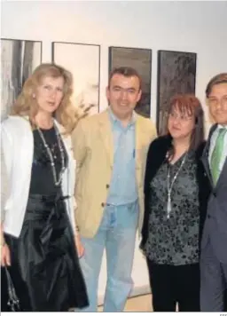  ?? SSS ?? Quirosa con Lorenzo Silva, María Dolores Ortega y Luis Miguel Carmona.