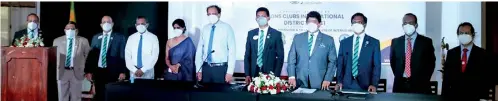  ?? ?? Life Project – ‘Bed to Breath’ launched by Lions Clubs Internatio­nal District 306 C1 together with Sri Lanka College of Internal Medicine and Ceylon College of Physicians