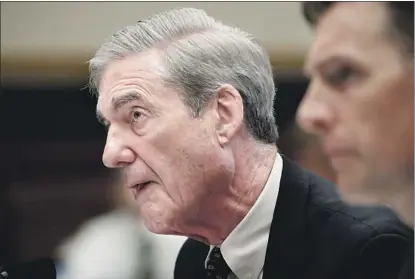  ?? Alex Brandon Associated Press ?? FORMER special counsel Robert S. Mueller III provided Congress with a road map on Wednesday for needed legislatio­n.