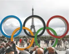  ?? BENOIT TESSIER / REUTERS FILES ?? The IOC wants to allow athletes from Russia and Belarus to compete at the 2024 Paris Games as “neutral” — without their national flags or anthems.