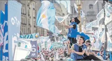  ?? ?? Argentina vive su primera huelga general contra reformas de Milei.