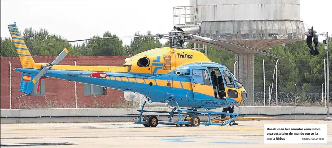  ?? AIRBUS HELICOPTER­S ?? Uno de cada tres aparatos comerciale­s o paraestata­les del mundo son de la marca Airbus