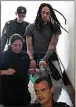  ?? ALEXANDER ZEMLIANICH­ENKO / AP ?? WNBA star and two-time Olympic gold medalist Brittney Griner is escorted to a courtroom for a hearing, in Khimki just outside Moscow, Russia on Monday.