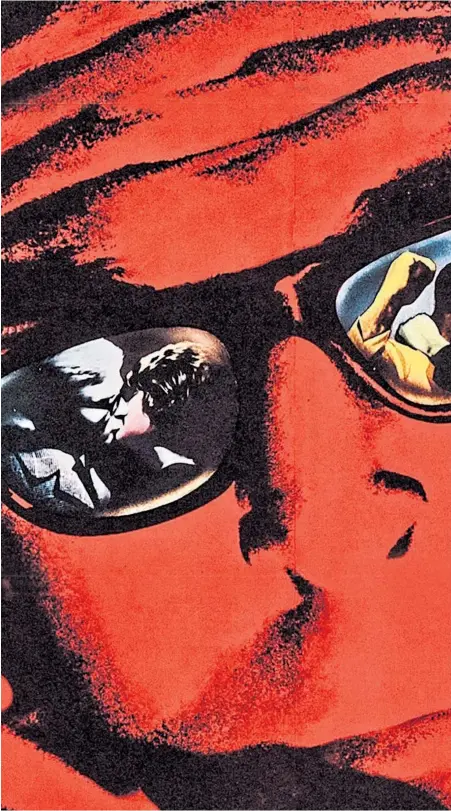  ?? ?? A detail from 1965 film poster of The Ipcress File, starring Michael Caine as the reluctant secret agent