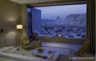  ??  ?? Amangiri Canyon Point Resort