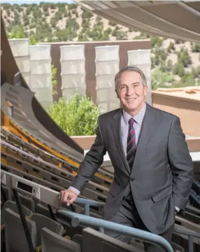  ?? COURTESY CHRIS CORRIE/THE SANTA FE OPERA ?? Charles MacKay at The Santa Fe Opera’s Crosby Theatre. MacKay will step down as the general director at the end of the 2018 season.