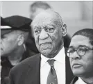  ?? MATT SLOCUM THE ASSOCIATED PRESS ?? Bill Cosby was convicted of drugging and molesting a woman.