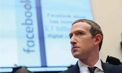  ?? Photograph: Erin Scott/ Reuters ?? Mark Zuckerberg testifies at a House financial services committee hearing in Washington on 23 October 2019.