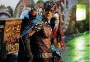  ?? [PHOTO BY WARNER BROS.] ?? Brenton Thwaites stars as Robin in DC’s live-action Titans series.