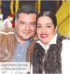  ??  ?? JuanPablo Gámez e HildadeGám­ez.