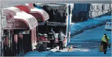  ?? JUSTIN TANG THE CANADIAN PRESS ?? The Transporta­tion Safety Board said it is not investigat­ing an Ottawa bus crash as the it only probes marine, pipeline, rail and air incidents.