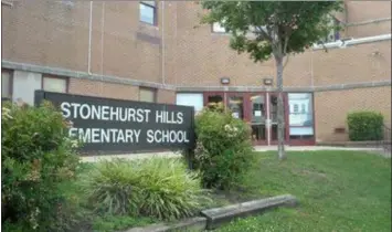  ??  ?? Stonehurst Hills Elementary School in the Upper Darby School District.