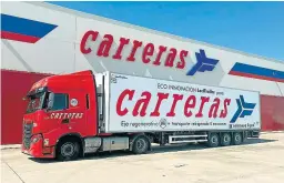  ?? CARRERAS ?? Vehículo construido como parte del proyecto desarrolla­do por Carreras con la colaboraci­ón de Lecitraile­r y Thermo King.