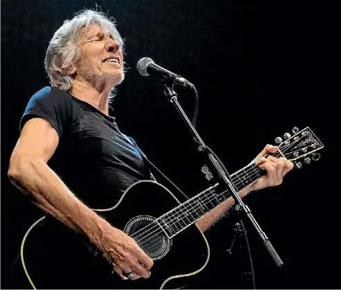  ?? KATE IZOR ?? Curiously, Roger Waters is interested in his own music, but resents the dumbing down of pop music.
