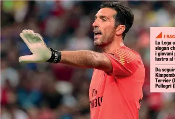  ??  ?? Gigi Buffon, 40 anni, portiere, è passato quest’estate dalla Juventus ai Psg ANSA